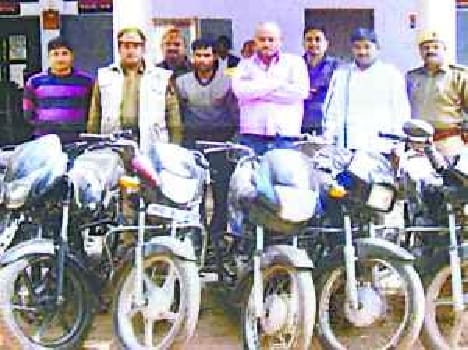 Seven stolen bikes seized, two arrested